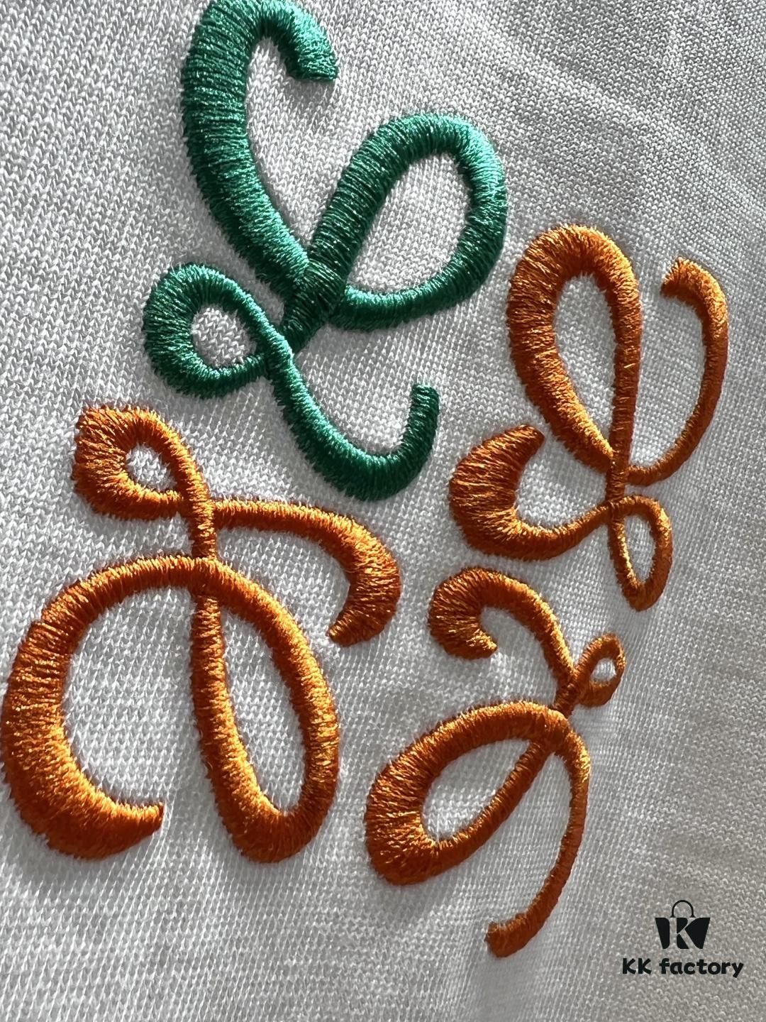 Loewe Embroidered Minimal Logo Short-Sleeve T-Shirt