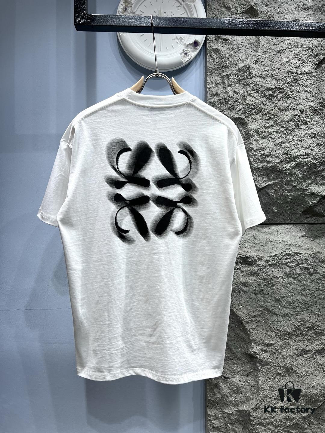 Loewe Embroidered Minimal Logo Short-Sleeve T-Shirt