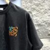 Loewe Embroidered Minimal Logo Short Sleeve T-Shirt