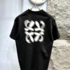 Loewe Embroidered Minimal Logo Short Sleeve T-Shirt