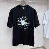 LOEWE Octopus Embroidered Short Sleeve T-Shirt