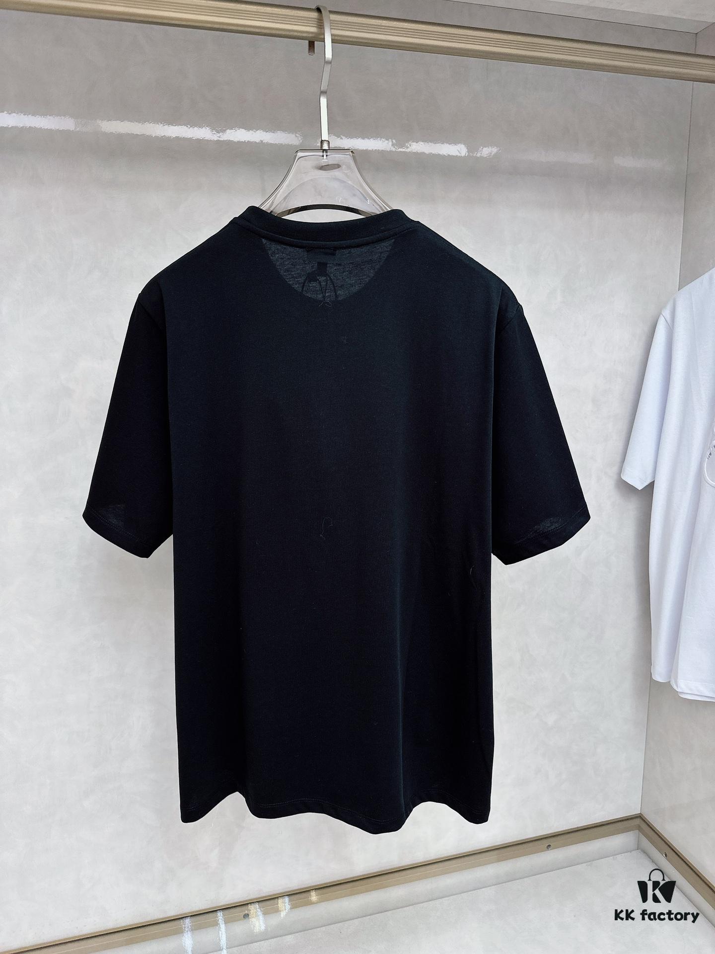 LOEWE Octopus Embroidered Short Sleeve T-Shirt