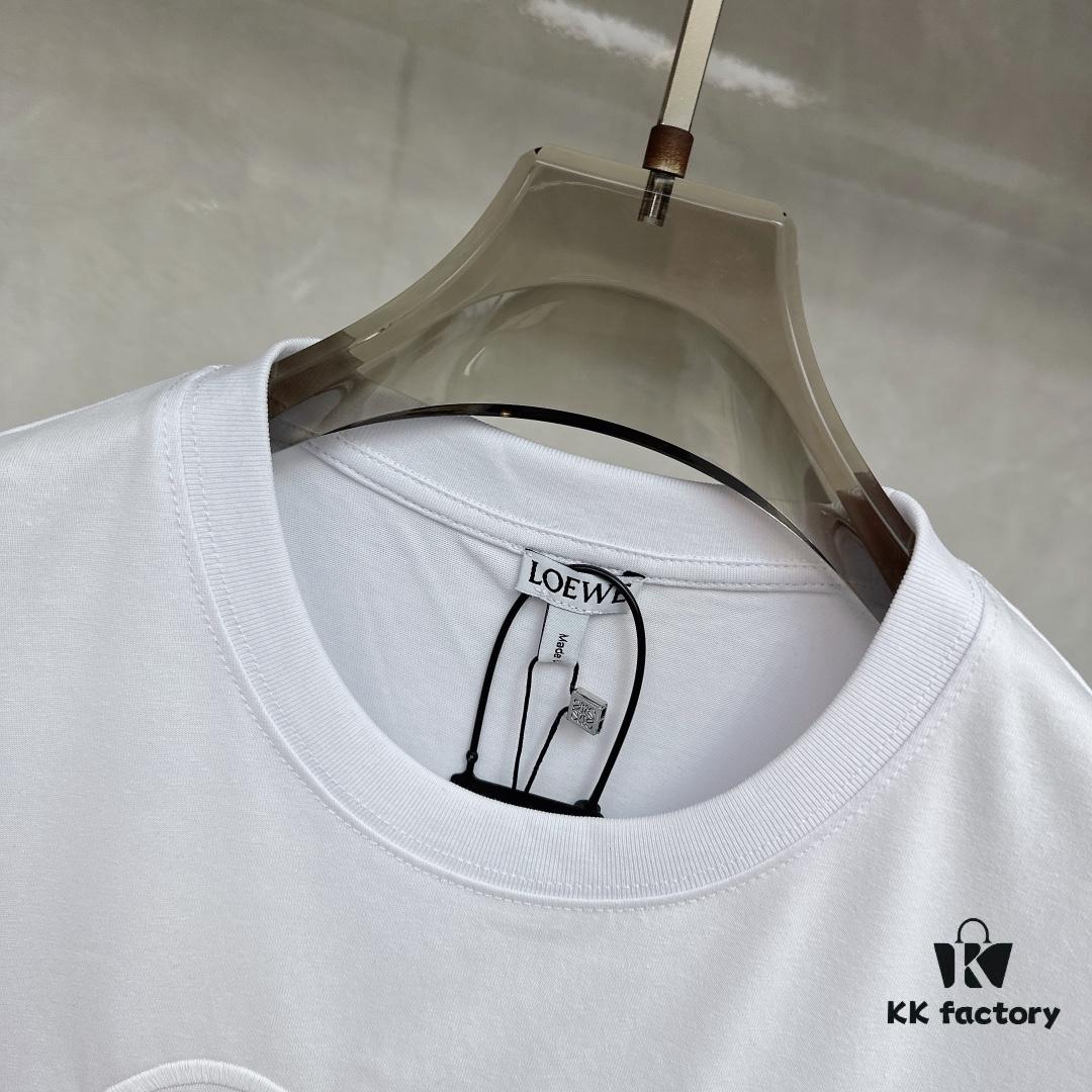 LOEWE Octopus Embroidered Short-Sleeve T-Shirt