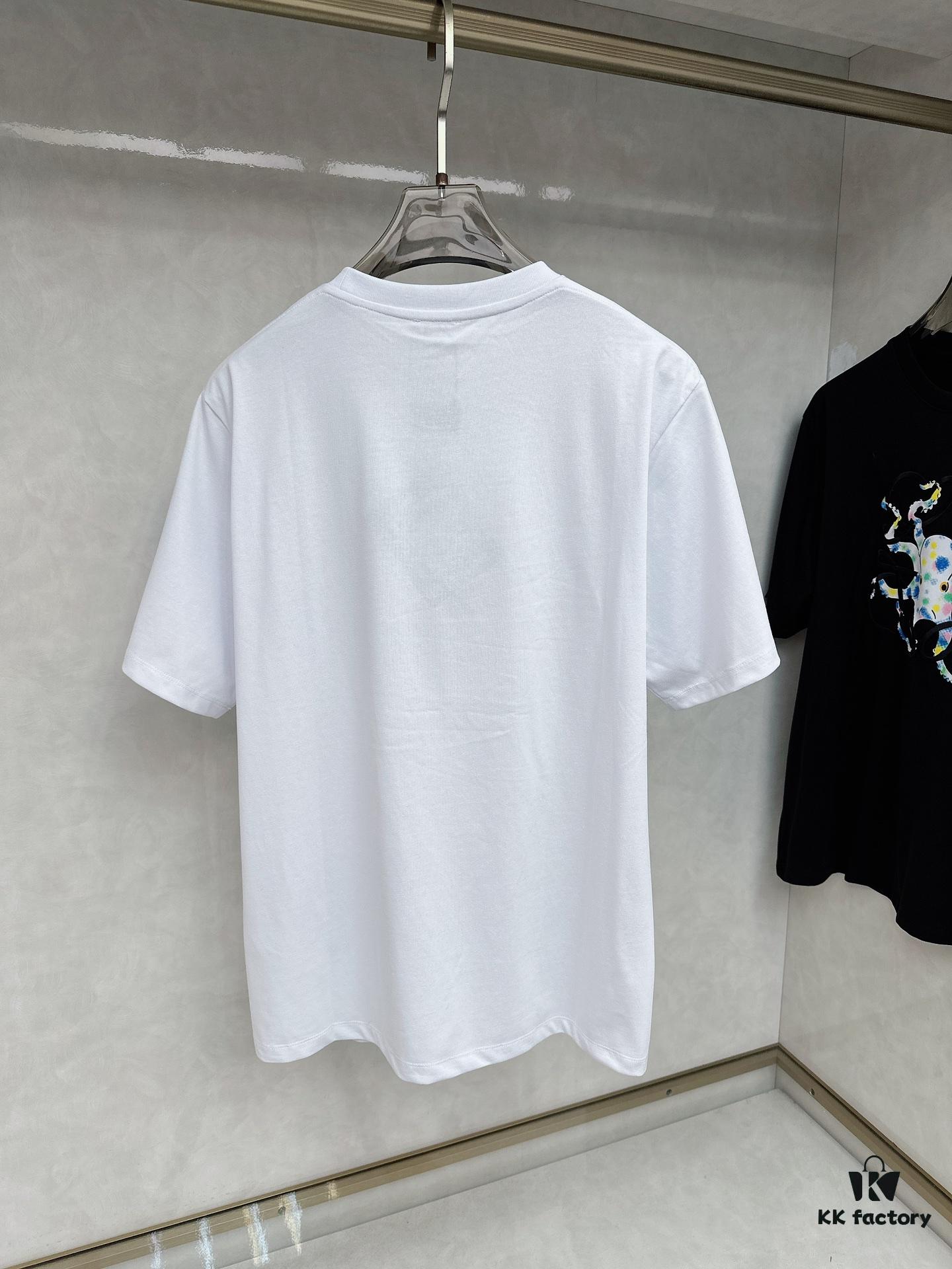 LOEWE Octopus Embroidered Short-Sleeve T-Shirt