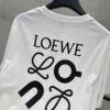 LOEWE 25SS New Arrival Designer T-Shirt! Recommended Collaborative Edition! 260g Pure Cotton Fabric, Extremely Comfortable to Wear, 3D Embroidery on Chest Area, Brand Letters Clearly Highlighting the Theme, Offering Exceptional Texture, Visual Appeal, and Tactile Experience!