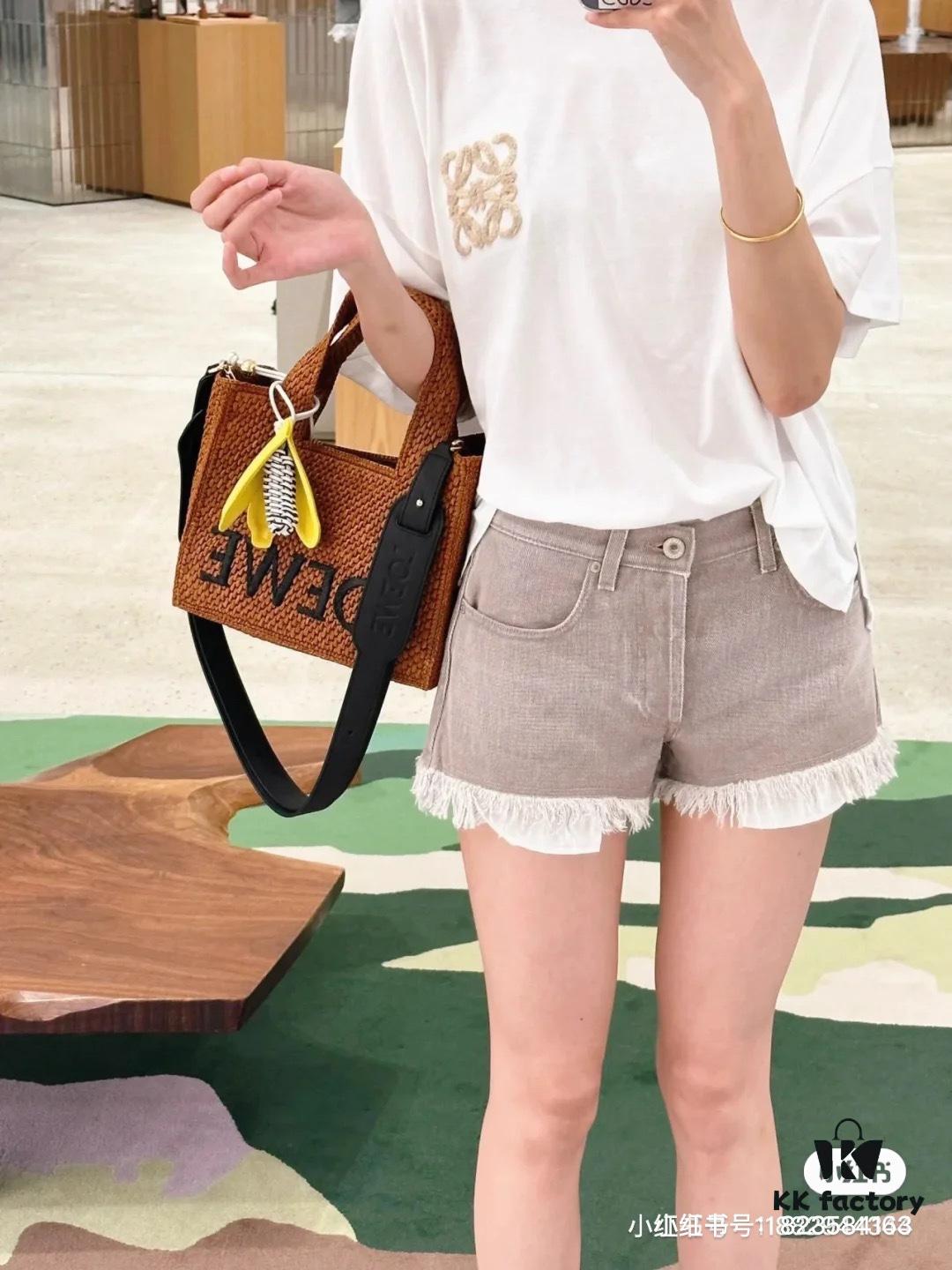 LOEWE Towel Embroidery Short Sleeve T-Shirt