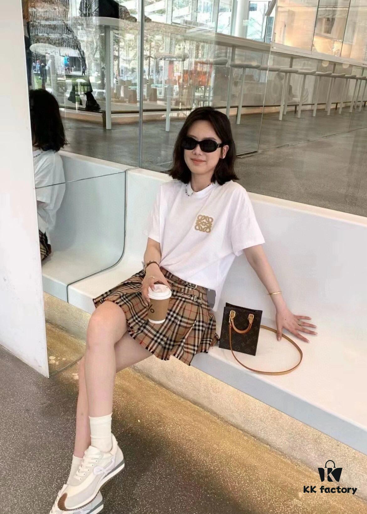 LOEWE Towel Embroidery Short Sleeve T-Shirt