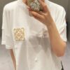 LOEWE Towel Embroidery Short Sleeve T-Shirt