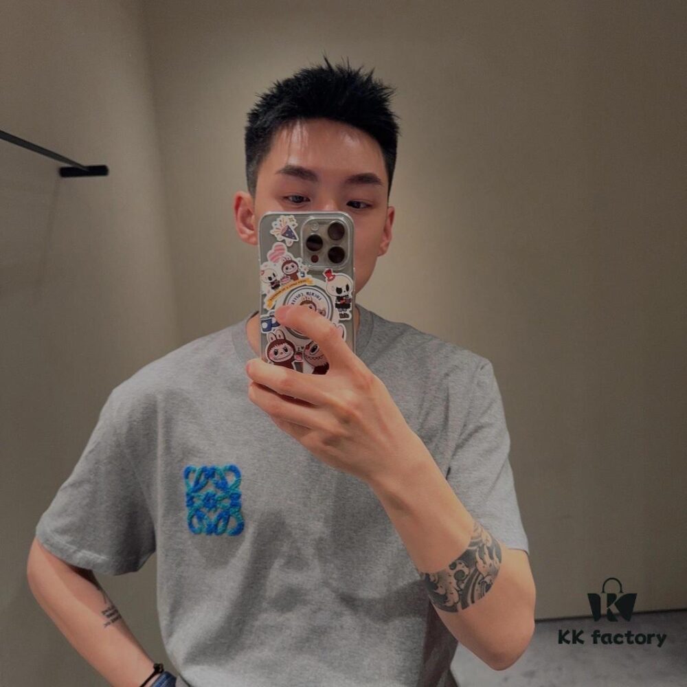 LOEWE Towel Embroidery Short Sleeve T-Shirt