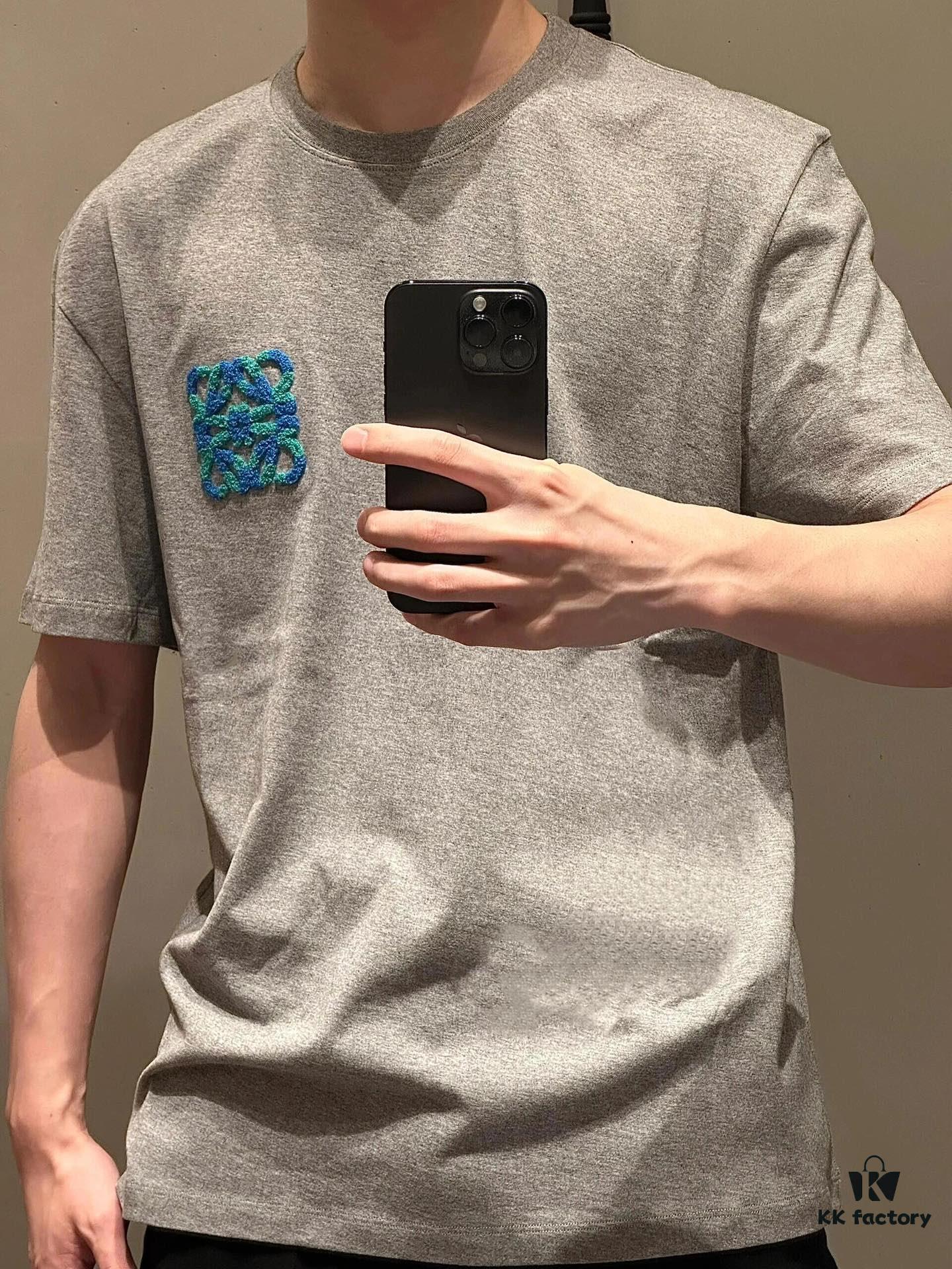 LOEWE Towel Embroidery Short Sleeve T-Shirt