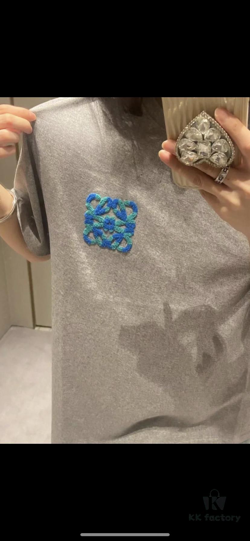 LOEWE Towel Embroidery Short Sleeve T-Shirt