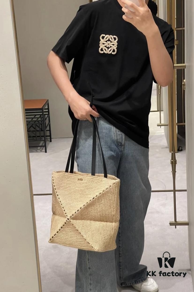 LOEWE Towel Embroidery Short Sleeve T-Shirt