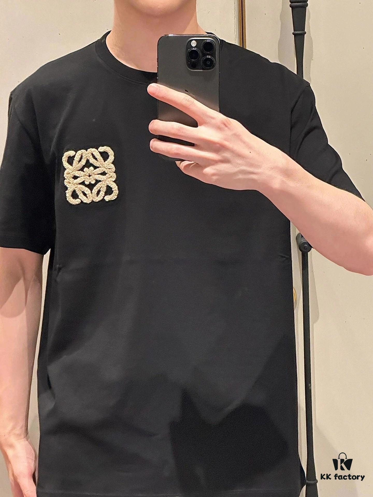 LOEWE Towel Embroidery Short Sleeve T-Shirt