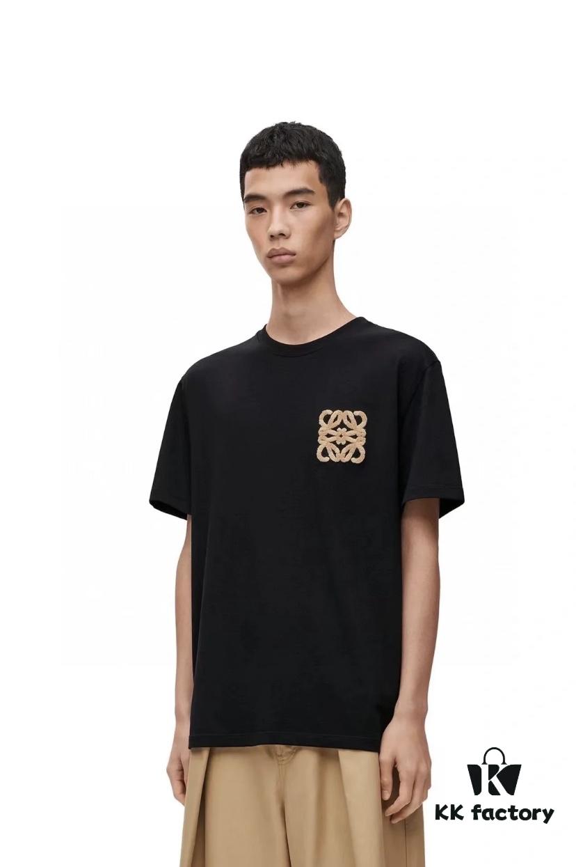 LOEWE Towel Embroidery Short Sleeve T-Shirt