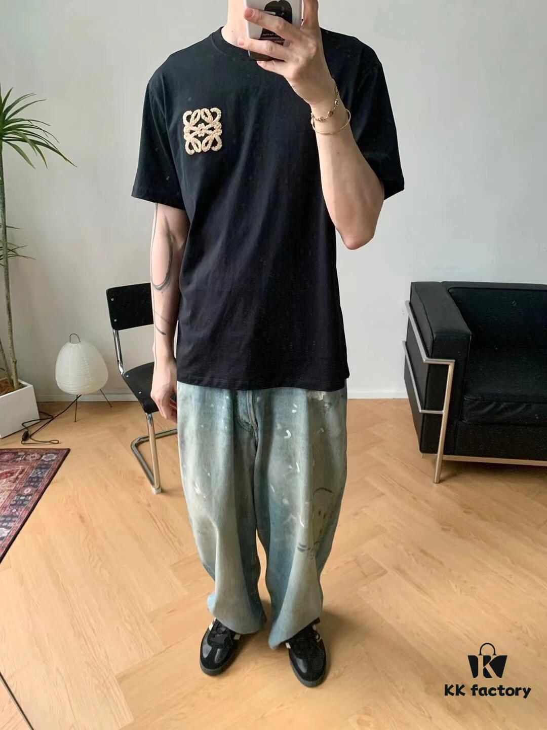 LOEWE Towel Embroidery Short Sleeve T-Shirt