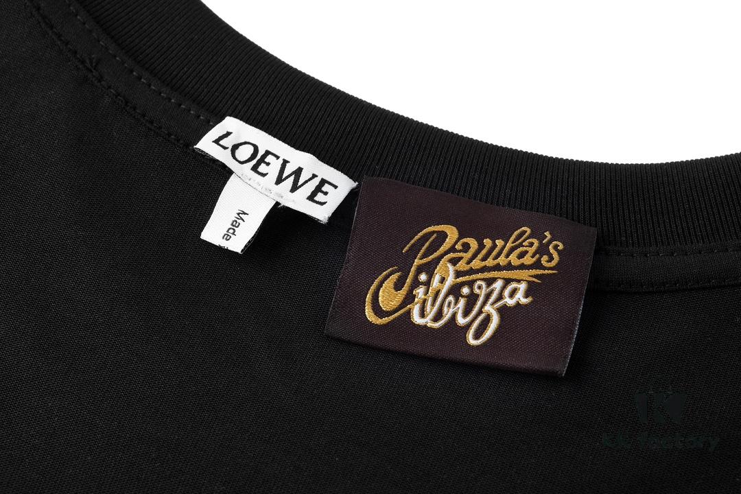 LOEWE Terry Embroidered Short-Sleeve T-Shirt