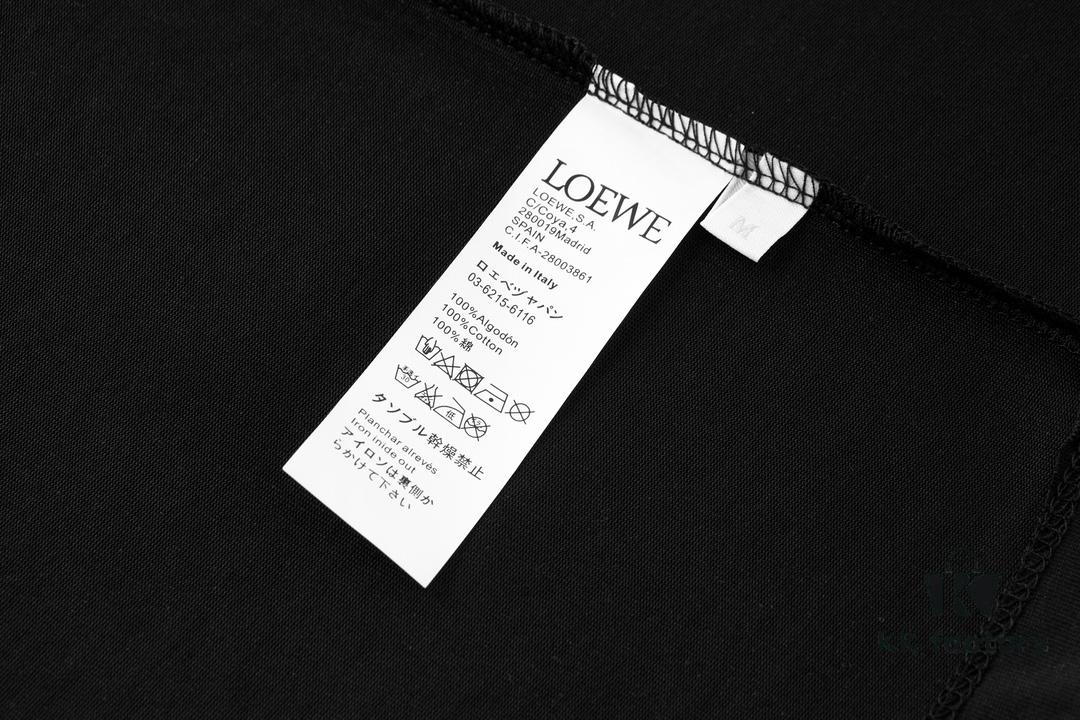 LOEWE Terry Embroidered Short-Sleeve T-Shirt