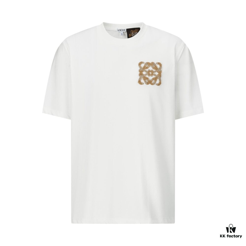 LOEWE Towel Embroidery Short Sleeve T-Shirt