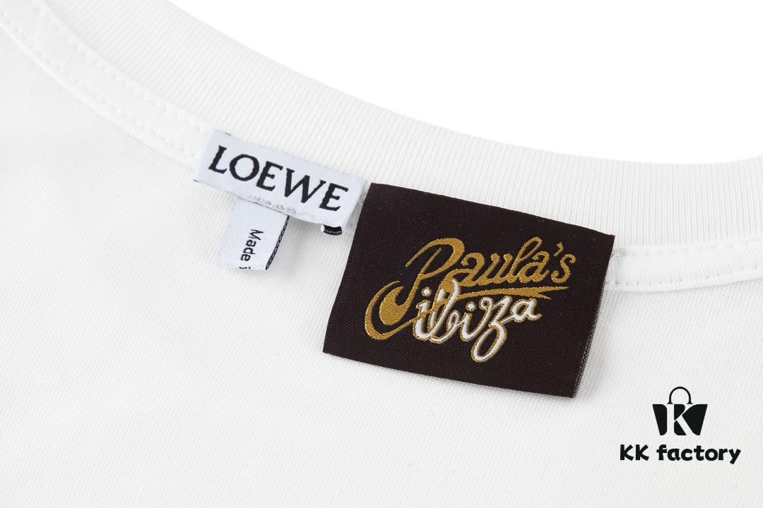 LOEWE Towel Embroidery Short Sleeve T-Shirt