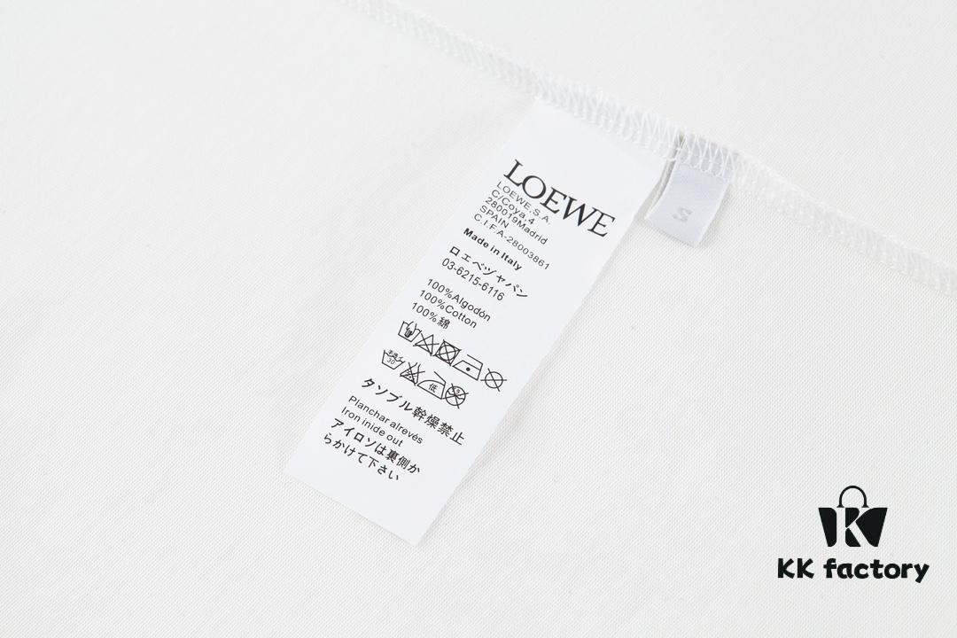 LOEWE Towel Embroidery Short Sleeve T-Shirt