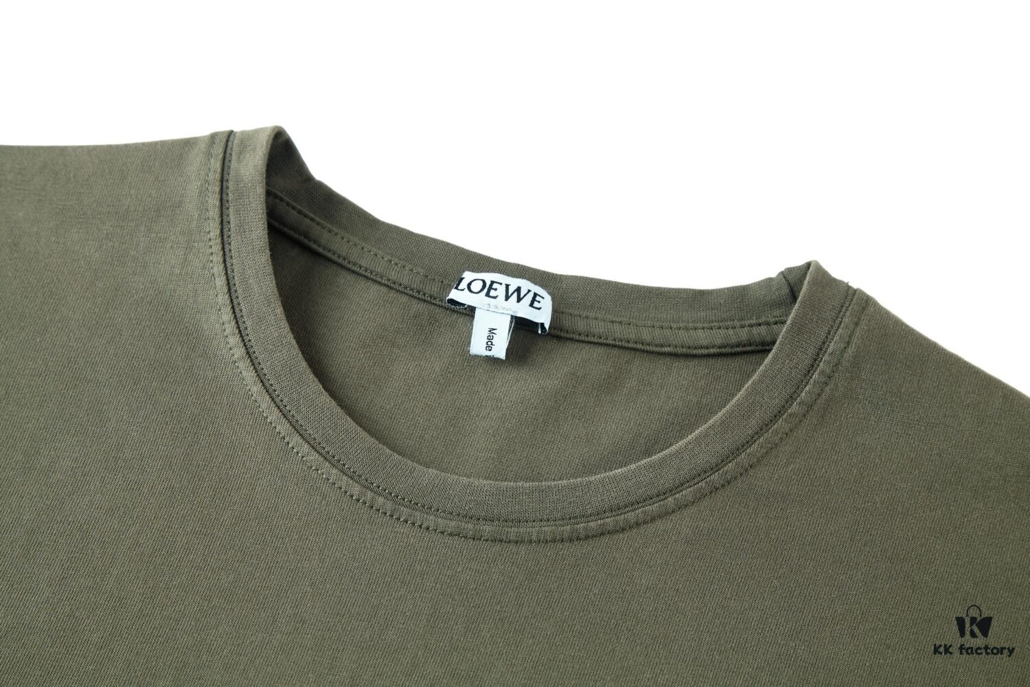 LOEWE Distressed Embroidered Short Sleeve T-Shirt