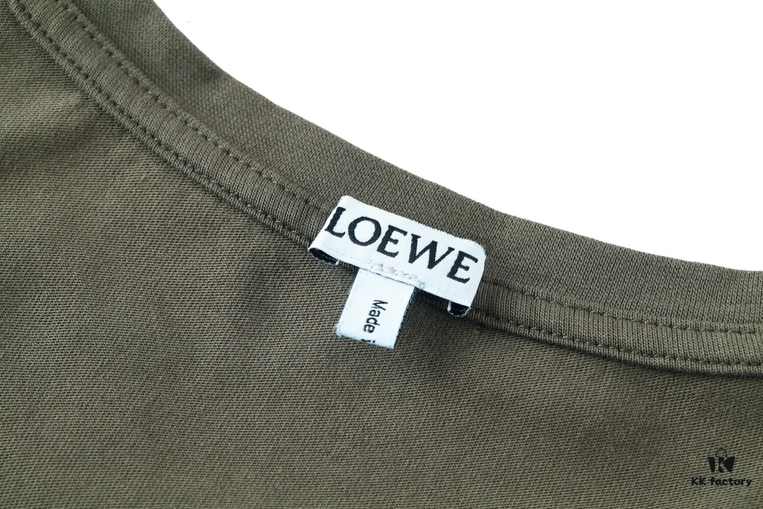 LOEWE Distressed Embroidered Short Sleeve T-Shirt
