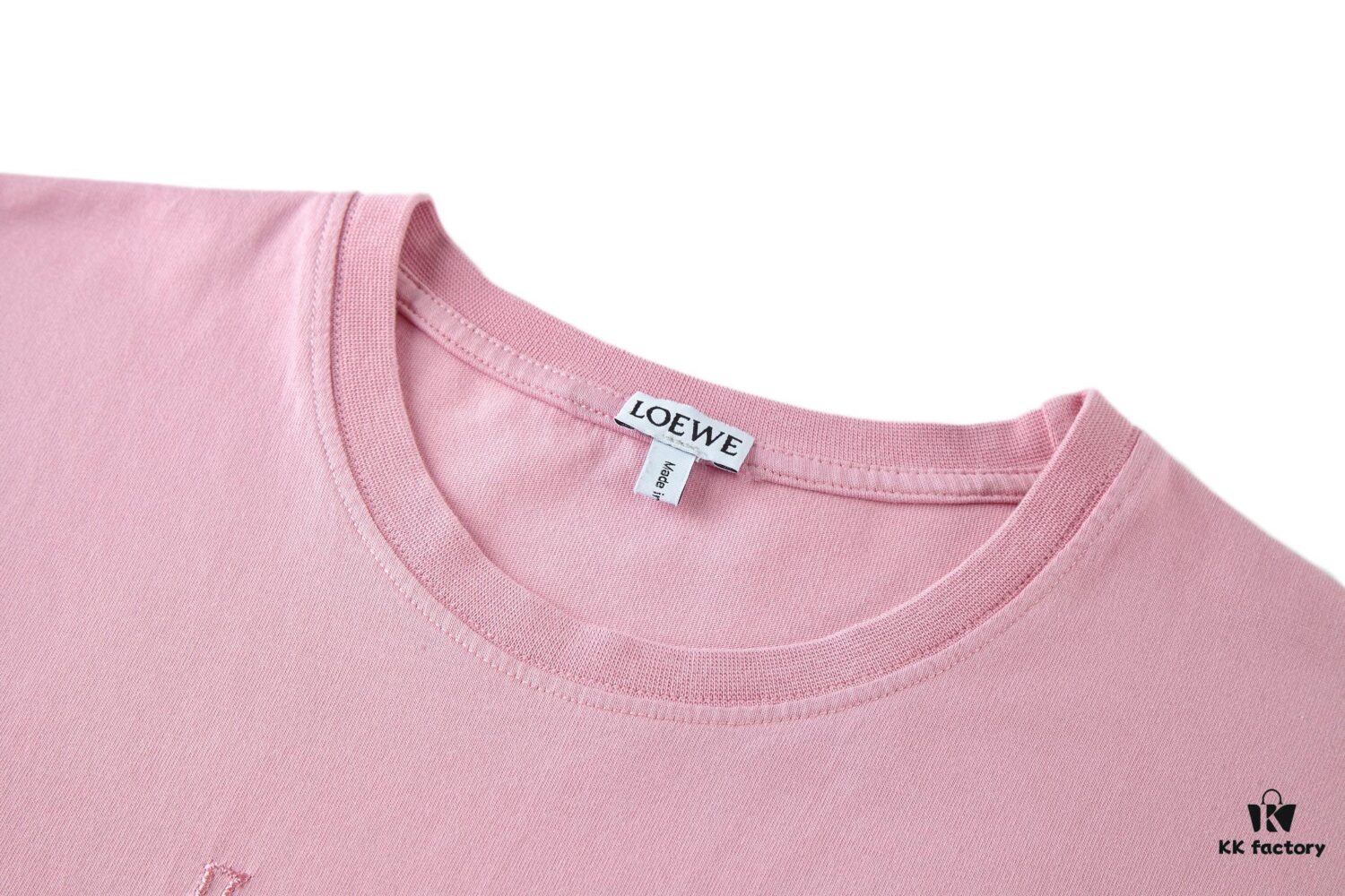 LOEWE Distressed Embroidered Short-Sleeve T-Shirt