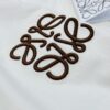 Loewe 25s New Arrival T-Shirt, Unisex, Panel Design, Color-Block Style, 280g Premium Cotton Fabric, Soft and Comfortable, 3D Embroidered Logo on Chest, Fashionable and Unique, Original Customized Version with Complete Triple Labels, Perfect for Men and Women