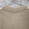 New Loewe Colorblock Embroidered Collar Preppy Polo Knit Sweater with Slits
