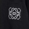 Loewe New Autumn-Winter Jacquard Pocket Knit Pullover Hoodie