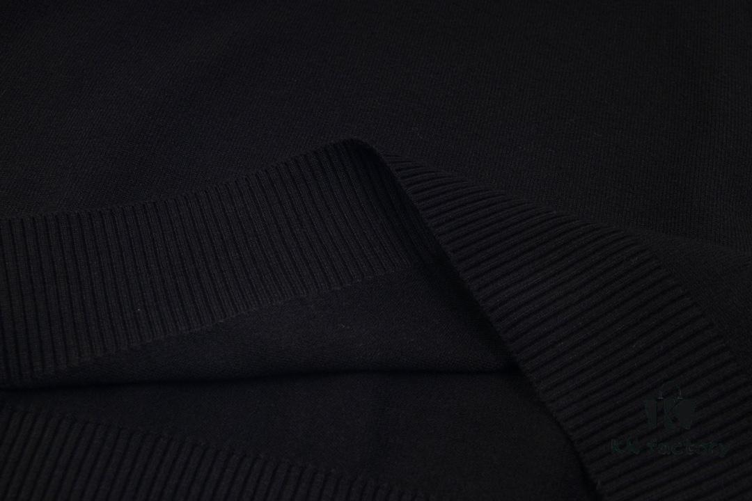 Loewe New Autumn-Winter Jacquard Pocket Knit Pullover Hoodie