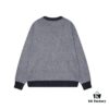 New LOEWE 22SS Exquisite Heather Gray Jacquard Crew Neck Sweater Y002
