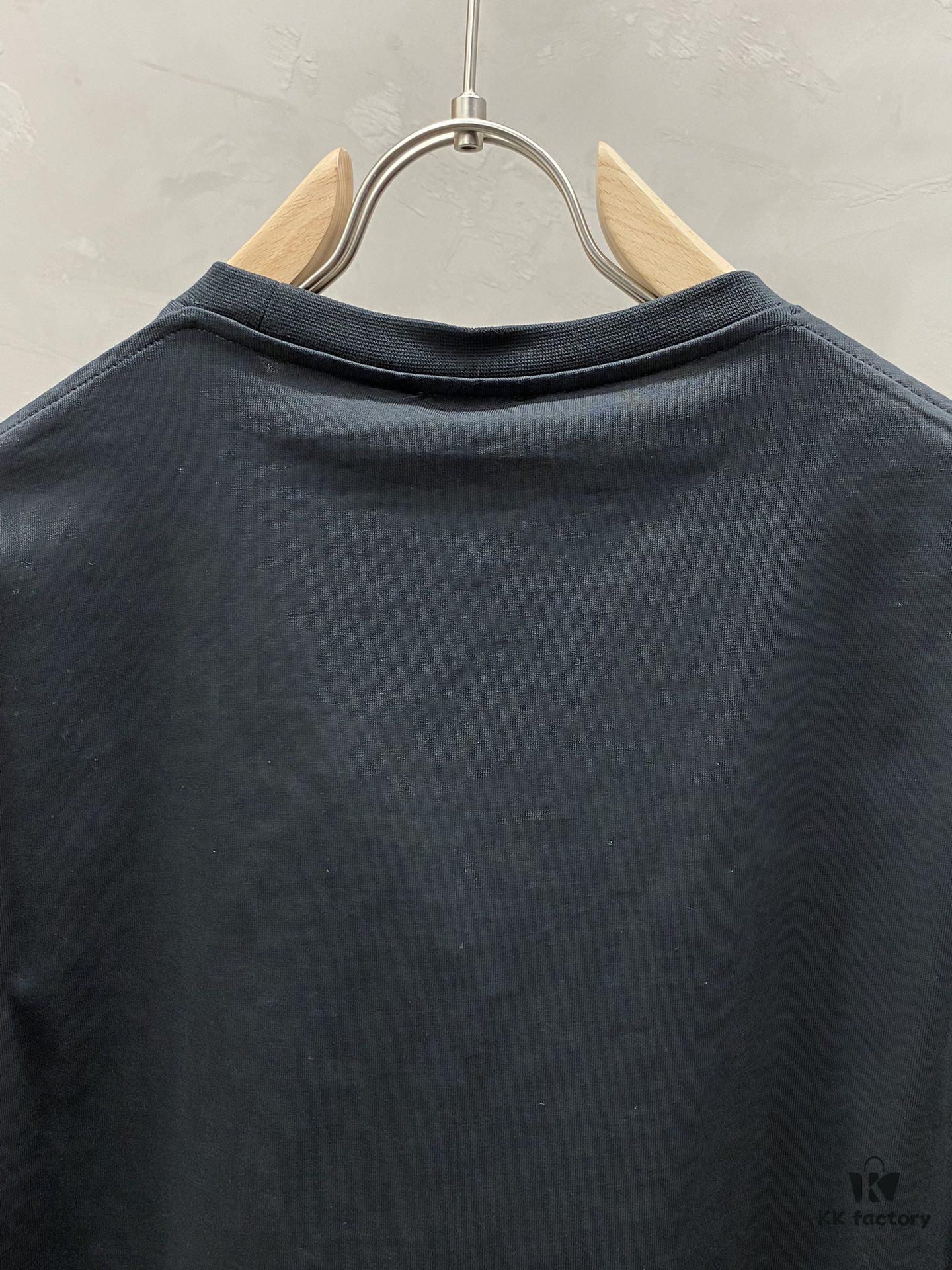 Loewe Men's Casual Short-Sleeve T-Shirt, Exclusive New Arrival, Original Order, High-End Custom Version, Fashionable and Versatile Bestseller, Imported Fabric, Ultra-Soft and Smooth Touch, Skin-Friendly and Comfortable Wear