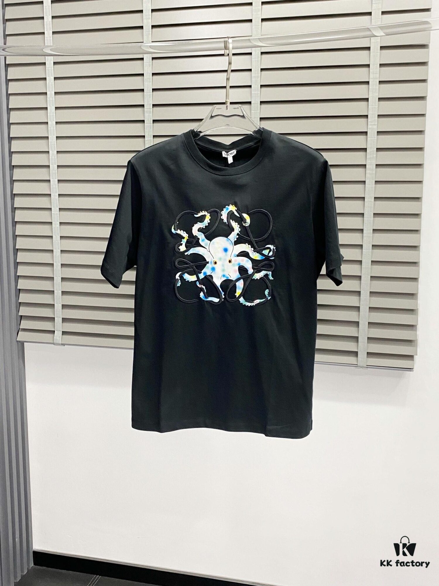 Loewe Men's Casual Short-Sleeve T-Shirt, Exclusive New Arrival, High-End Custom Version, Premium Imported Fabric, Soft and Comfortable