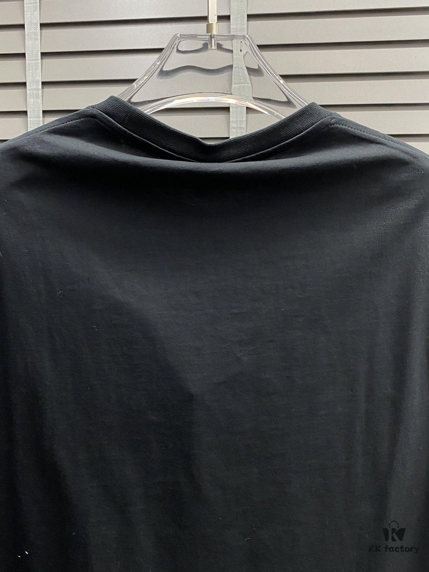 Loewe Men's Casual Short-Sleeve T-Shirt, Exclusive New Arrival, High-End Custom Version, Premium Imported Fabric, Soft and Comfortable