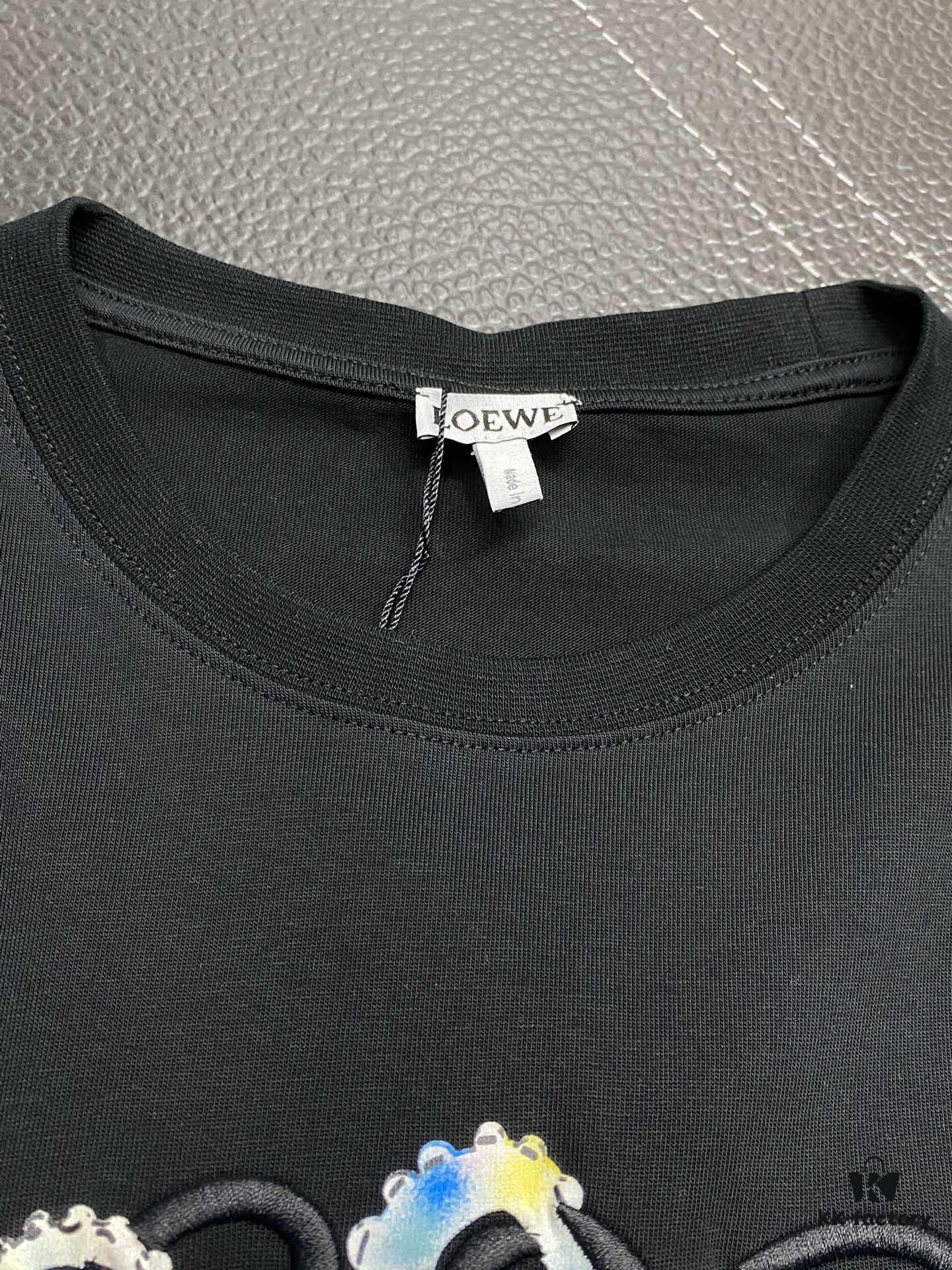 Loewe Men's Casual Short-Sleeve T-Shirt, Exclusive New Arrival, High-End Custom Version, Premium Imported Fabric, Soft and Comfortable