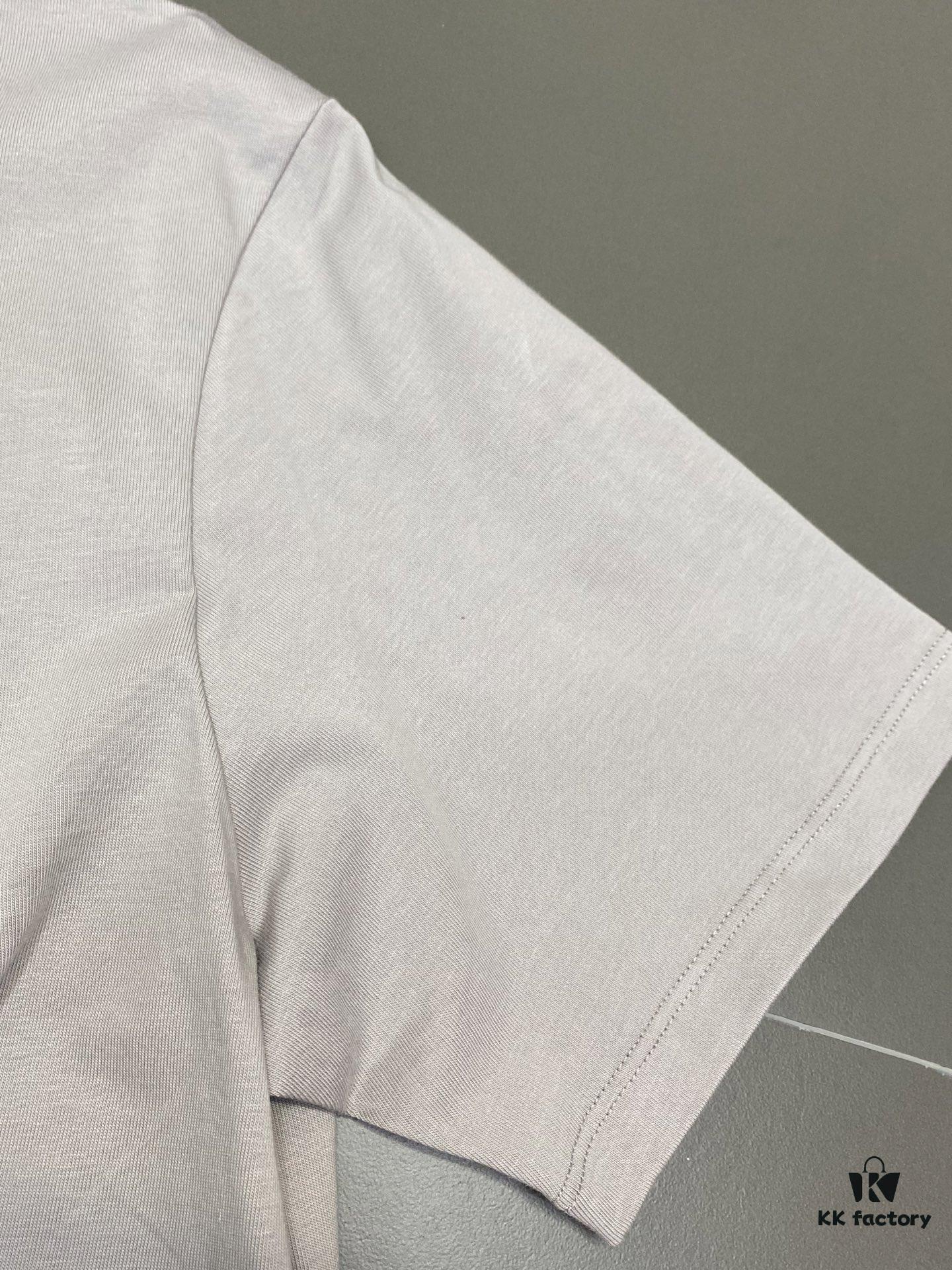 Loewe Men's Spring Summer Short Sleeve Casual T-Shirt - Premium Custom Version, Fashionable and Versatile Bestseller, Imported Fabric, Ultra Soft and Smooth Touch, Skin-Friendly and Comfortable Wear