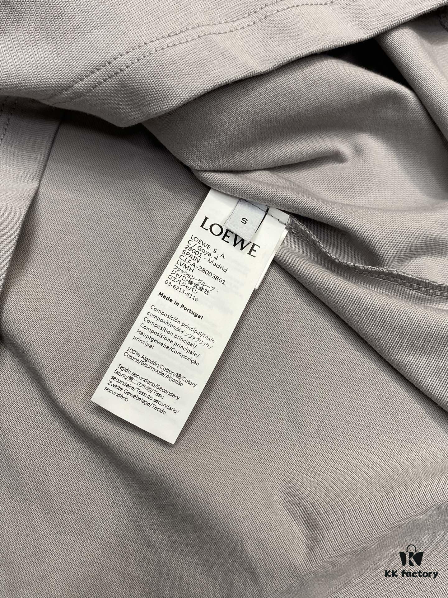 Loewe Men's Spring Summer Short Sleeve Casual T-Shirt - Premium Custom Version, Fashionable and Versatile Bestseller, Imported Fabric, Ultra Soft and Smooth Touch, Skin-Friendly and Comfortable Wear