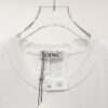 High-Quality Loewe 25SS Spring/Summer Collection Loewe x Suna Fujita Collaboration Embroidered Round-Neck Short-Sleeve T-Shirt with Contrast Logo and Cartoon Rabbit Design