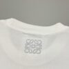 High-Quality Loewe 25SS Spring/Summer Collection Loewe x Suna Fujita Collaborative Series Embroidered Round-Neck Short-Sleeve T-Shirt with Contrast Color Logo and Cartoon Rabbit Motif