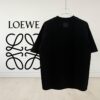 High-Quality Loewe 25SS Spring/Summer Collection Loewe x Suna Fujita Collaborative Series Embroidered Round-Neck Short-Sleeve T-Shirt, Color-Contrast Logo Embroidery on Chest with Cartoon Rabbit Theme, Cute and Fashionable Design, Imported Pallini Embroidery Machine Craftsmanship, Precise Stitching, Rich Colors and Textured Appearance, Well-Tailored Fit with Slight Neck Hugging, Made from 32s 280g Combed Full Cotton Fabric Offering Soft Luster, Skin-Friendly, Breathable and Structured Drape, Unisex Wear for Both Men and Women