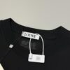 High-Quality Loewe 25SS Spring/Summer Collection Loewe x Suna Fujita Collaboration Heavy Embroidered Round-Neck Short-Sleeve T-Shirt with Contrast Logo and Cartoon Rabbit Design