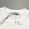 High-Quality Loewe 25SS Spring/Summer New Embroidered Logo Crew Neck Short Sleeve T-Shirt, Original Fabric, Celebrity-Inspired Design with Premium Spray-Painted 3D Embroidery, Front and Back Prints, 32-Single 280g Combed Pure Cotton Material, Extremely Comfortable Feel, Stylish Unisex Tee, Three Labels Complete, Not Ordinary Market Version