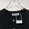 High-Quality Loewe 25SS Spring/Summer New Embroidered Logo Round Neck Short Sleeve T-Shirt, Original Fabric, Influencer and Celebrity Style, Front and Back with Spray-Painted 3D Embroidery, High-End Craftsmanship, Made of 32-Single 280g Combed Pure Cotton Fabric, Extremely Comfortable to Touch, Super Versatile and Stylish, Unisex Design, Complete with Three Labels, Not Ordinary Market Version, Quality Guaranteed