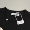 High-Quality Loewe 25SS Spring/Summer New Embroidered Logo Crew Neck Short Sleeve T-Shirt, Original Fabric, Celebrity-Inspired Design with Front and Back Spray-Painted 3D Embroidery, 32-Single 280g Combed Pure Cotton Material, Extremely Comfortable to Touch, Stylish and Versatile Unisex Short Sleeve Tee, Complete with Three Labels, Not Ordinary Market Version, Premium Quality Guaranteed