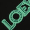 High-Quality Loewe 25SS Spring/Summer New Embroidered Logo Crew Neck Short Sleeve T-Shirt, Original Fabric, Celebrity-Inspired Design with Front and Back Spray-Painted 3D Embroidery, 32-Single 280g Combed Pure Cotton Material, Extremely Comfortable to Touch, Stylish and Versatile Unisex Short Sleeve Tee, Complete with Three Labels, Not Ordinary Market Version, Premium Quality Guaranteed
