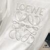 LOEWE 320g Crew Neck Short Sleeve T-Shirt with Embroidered Logo