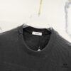 LOEWE 320g Crew Neck Short Sleeve T-Shirt, Solid Color with Embroidered Logo on Chest
