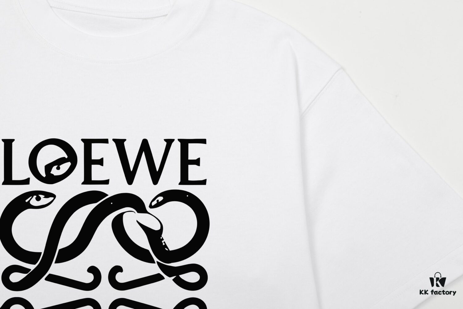 LOEWE* Loewe * Loose Fit Printed Logo Design Spring-Summer New Round Neck Fashion Short Sleeve T-Shirt, Comfortable and Stylish Unisex Wear