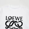 LOEWE* Loewe * Loose Fit Printed Logo Design Spring-Summer New Round Neck Fashion Short Sleeve T-Shirt, Comfortable and Stylish Unisex Wear